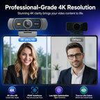 Galyimage 922Max 4K Webcam with PDAF Autofocus and Privacy Cover