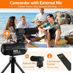 Maenlans 6K Vlogging Camcorder with 64MP Photos