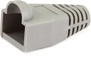 Monoprice 107250 RJ45 Color Coded Strain Relief Boots GRAY (50pcs)