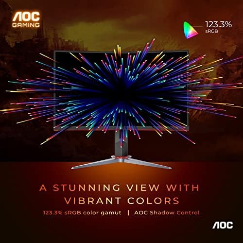 AOC C32G2 32-Inch 165Hz Curved Gaming Monitor