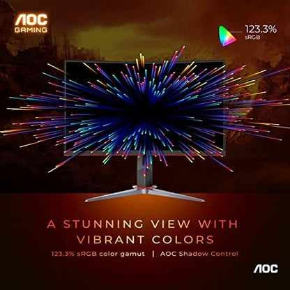 AOC C32G2 32-Inch 165Hz Curved Gaming Monitor