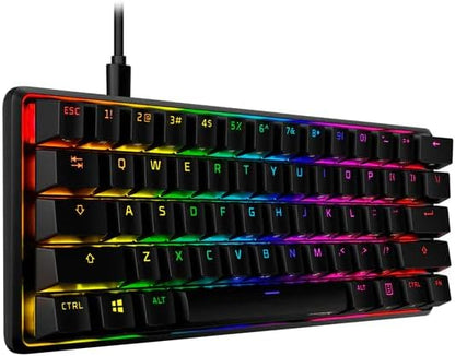HyperX 56R61AA#ABA Alloy Origins 60% Aqua Switch Keyboard