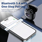 Jrwaro Wireless Earbuds Bluetooth 5.4 IPX7 Waterproof Ear Buds