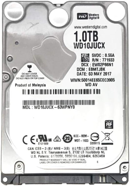 Western Digital WD10JUCX-PS-3YR 1TB PS4/Laptop 2.5" HDD