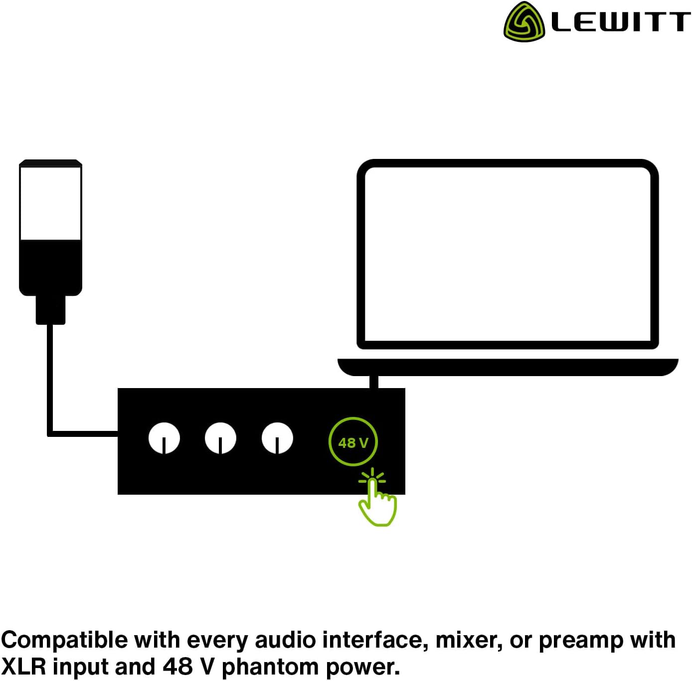 Lewitt LCT 240 Pro Black Condenser Microphone