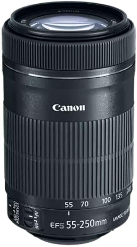 Canon 8546B002 EF-S 55-250mm f/4-5.6 IS STM Lens Renewed