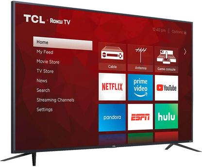 TCL 65S435 65-inch 4-Series 4K UHD HDR Roku Smart TV