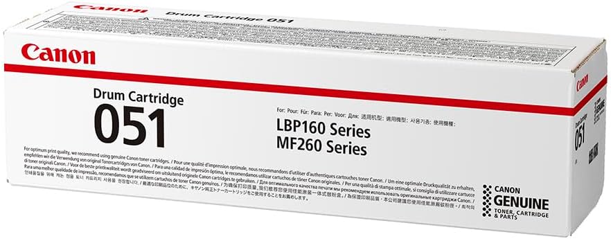 Canon Drum 051 Black Genuine ImageClass Laser Printer Cartridge