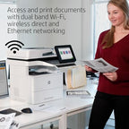 HP M528z LaserJet Enterprise Wireless Monochrome Printer