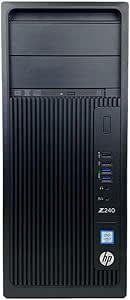 HP 240 Z240 Tower i5 32GB 500GB SSD 2TB HDD Workstation (Renewed)