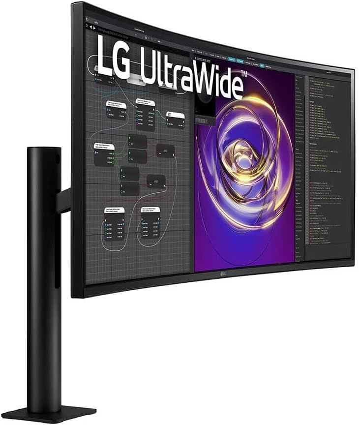 LG 34BP88CN-B 34-Inch QHD UltraWide Curved Ergo Monitor