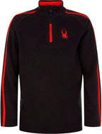 Spyder 216004 Boy's Speed Fleece Zip T-Neck