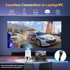 YGSKK Mini Projector with WiFi 6 and Bluetooth 5.3