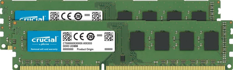 Crucial CT2K102464BD160B 16GB DDR3 1600MHz Desktop RAM — main product image