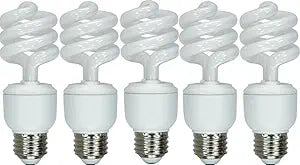 GE 42010 9W Soft White CFL Bulb 5-Pack