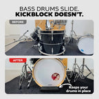 KickBlock Bass Drum Anchor and Anti-Creep Stopper
