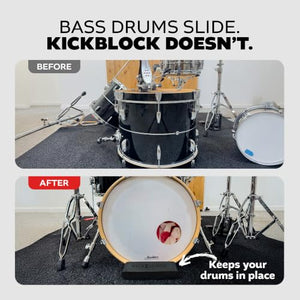KickBlock Bass Drum Anchor and Anti-Creep Stopper