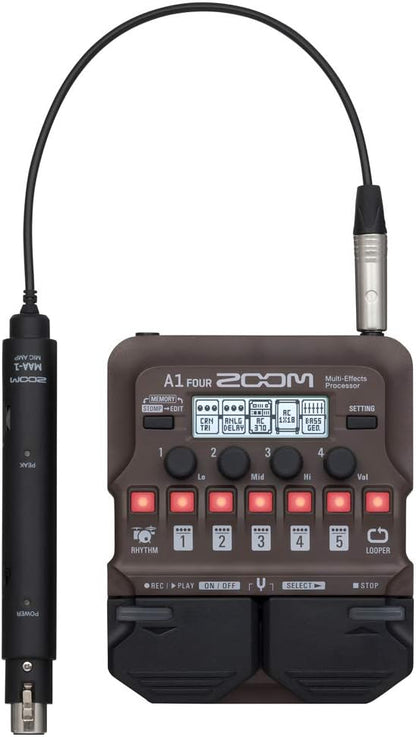 Zoom A1 Four Acoustic Instrument Multi-Effects Pedal
