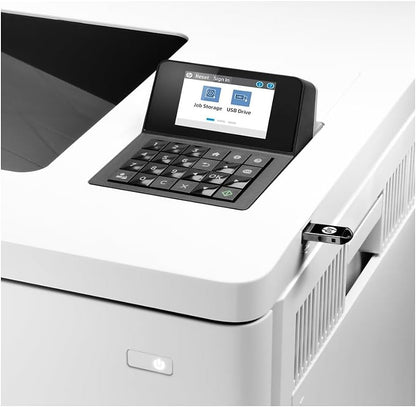 HP 7ZU81A#BGJ Color LaserJet M554dn Duplex Printer White