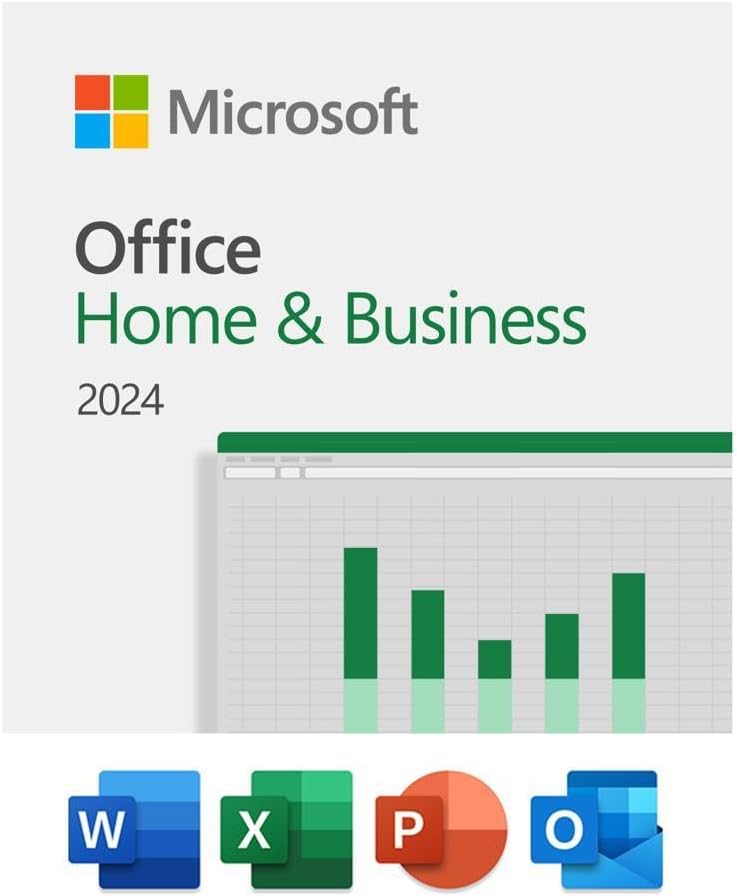 Microsoft Office Home & Business 2024 PC/Mac Key Card — main product image