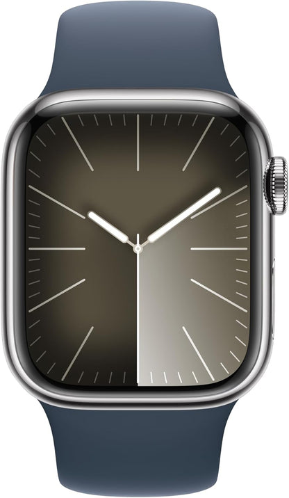 Apple MRJ23LW/A Watch Series 9 GPS + Cellular 41mm Silver Stainless Steel