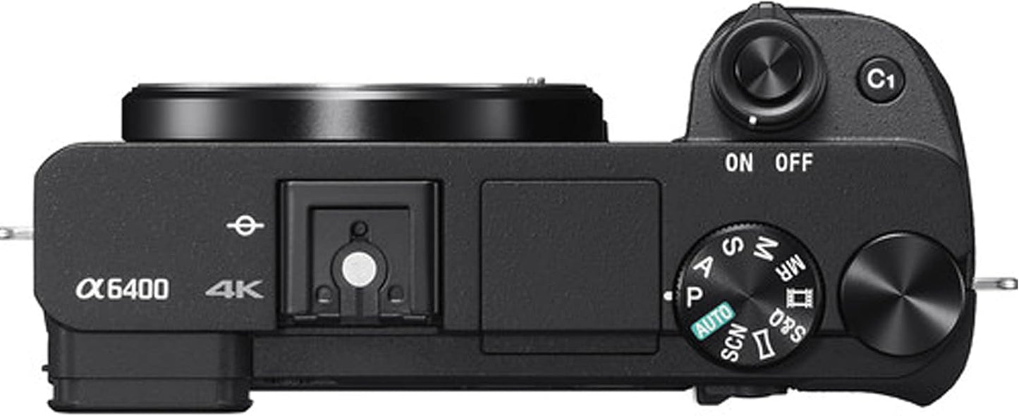 Sony a6400 Mirrorless Camera with 16-50mm Lens Bundle