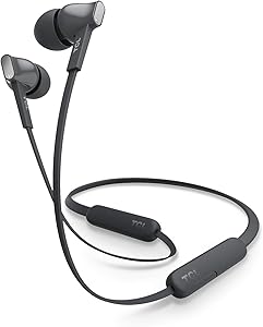 TCL MTRO100BTBK Wireless In-Ear Noise Isolating Earbuds Black