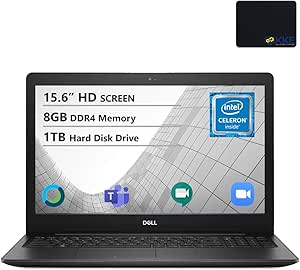 Dell 3583 Inspiron 15.6" HD Laptop 8GB/1TB HDD Renewed