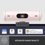 Logitech Brio 500 Full HD Webcam - Rose