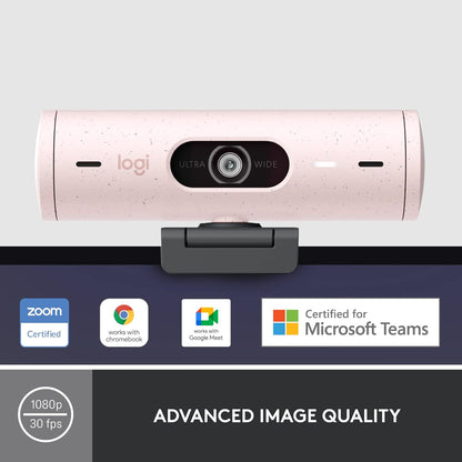 Logitech Brio 500 Full HD Webcam - Rose
