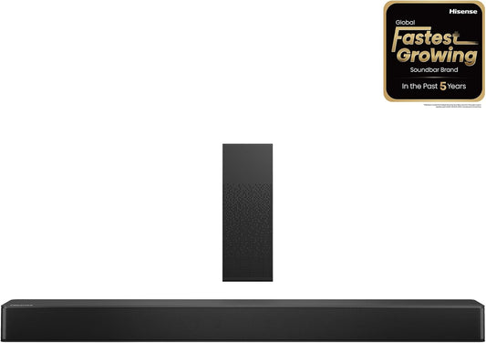 Hisense HS2100 2.1 Ch Sound Bar with Wireless Subwoofer