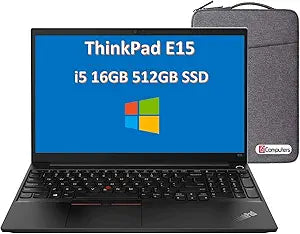 Lenovo Core i5 ThinkPad E15 15.6" FHD Business Laptop