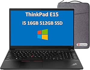 Lenovo Thinkpad E15 i5 FHD Business Laptop