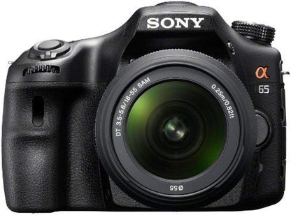 Sony SLTA65VK 24.3MP DSLR Camera 18-55mm Lens