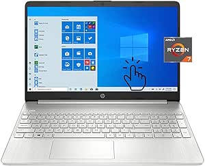 HP HP 15 Ryzen 7 Touchscreen Laptop Bundle