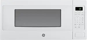 GE JEM25DMWW Profile Series 1.1 Cu. Ft. Countertop Microwave Oven