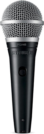 Shure PGA48 Vocal Microphone Bundle Mic Stand Cable