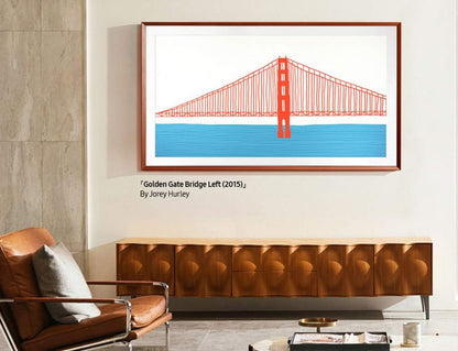 Samsung SAMSUNG (2021 50" Modern Brown Frame Bezel