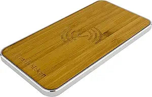 Gravity 10w Qi Wireless Charger Bamboo Base Fast Charging — main product image