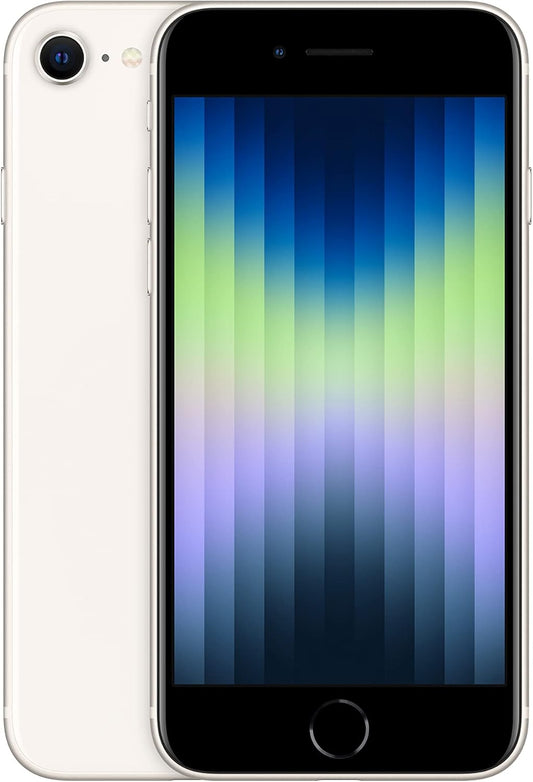 Apple A2595 iPhone SE 3rd Gen 128GB Starlight (Renewed)