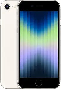 Apple A2595 iPhone SE 3 64GB Starlight Unlocked Renewed