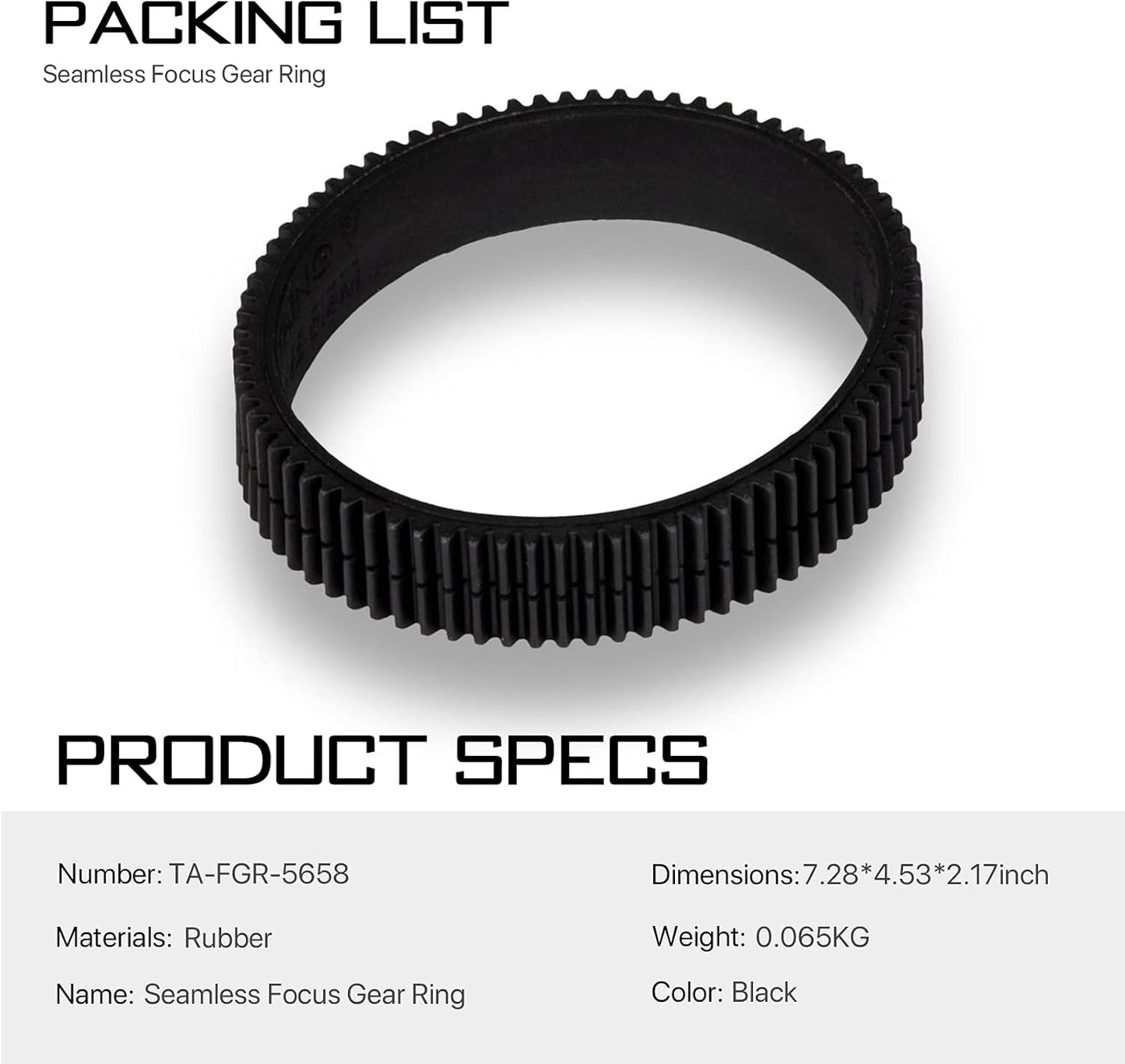 Tilta TA-FGR-5658 56-58mm Seamless Focus Gear Ring
