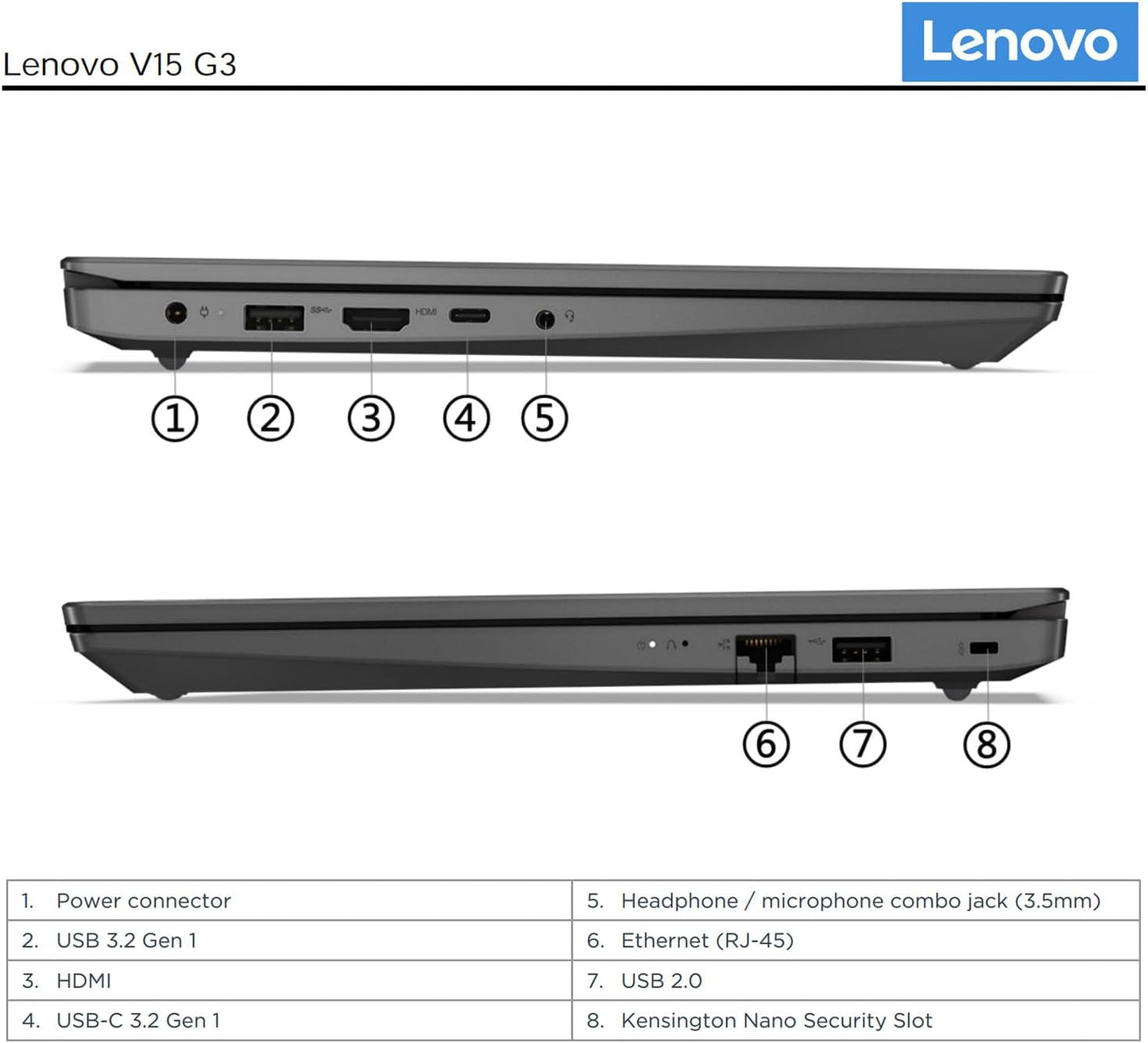 Lenovo V15 G3 ABA Business Laptop i5-1235U 40GB 1TB SSD