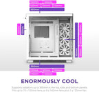 NZXT CM-H91FW-01 H9 Flow White ATX Gaming Case
