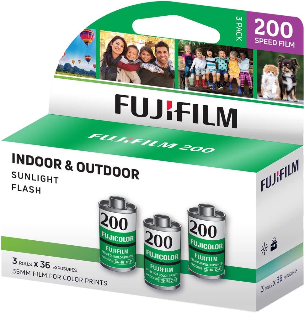 Fujifilm film0003 Fujicolor 200 35mm Film 3-Pack