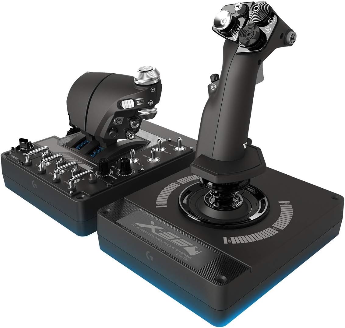 Logitech G X56 H.O.T.A.S Flight Simulator Controller Renewed