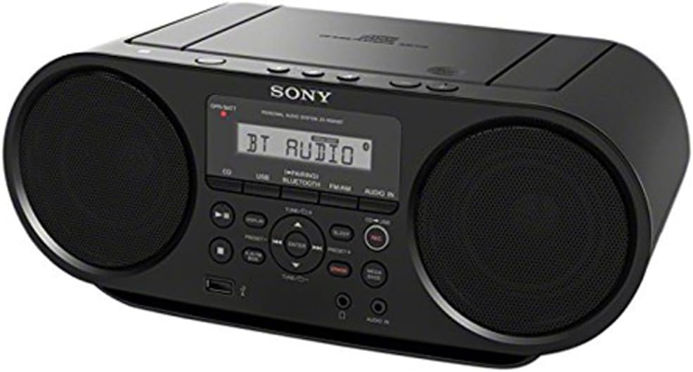 Sony ZSRS60BT Bluetooth CD Boombox - Black