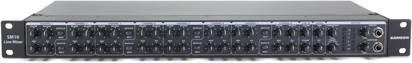 Samson SM10 Rackmount Stereo Line Mixer