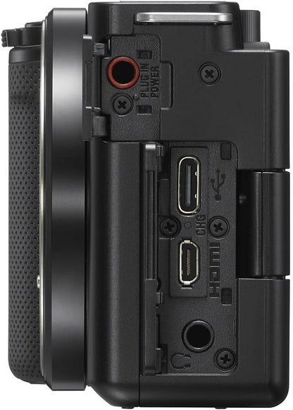 Sony ILCZV-E10/B Alpha ZV-E10 Vlogging Mirrorless Camera - Black