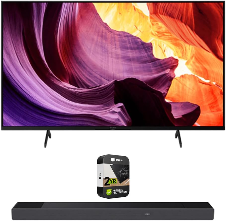Sony E70SNKD65X80K 65" 4K Smart TV Bundle + Soundbar